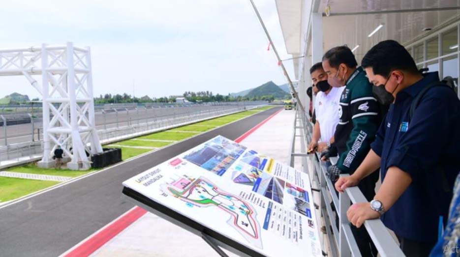 Presiden Tinjau Kesiapan Sirkuit Mandalika Jelang Ajang MotoGP Indonesia