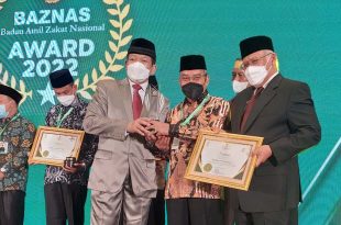 Baznas Provinsi Banten Raih Dua Penghargaan Tahun 2022