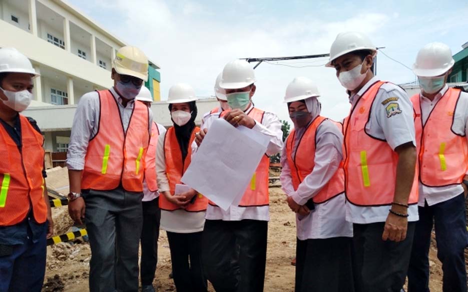 Walikota Syafrudin Tinjau Langsung Pembangunan RSUD Kota Serang