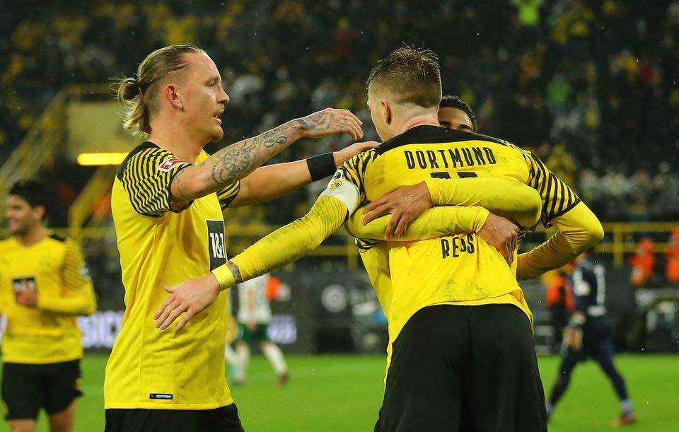 Reus Cetak Dua Gol dan Tiga Assist Saat Dortmund Kalahkan Gladbach 6-0