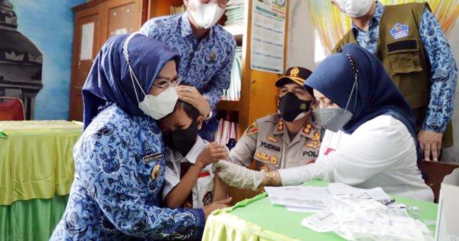 57.265 Anak Usia 6-11 Tahun di Kabupaten Serang Sudah Divaksinasi