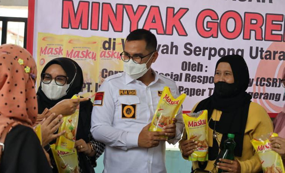 Pemkot Tangsel Apresiasi Indah Kiat Dalam Operasi Pasar Minyak Goreng