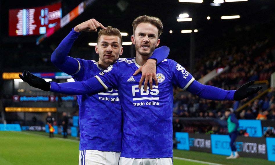 Maddison dan Vardy Raih Kemenangan Leicester City 2-0 atas Burnley