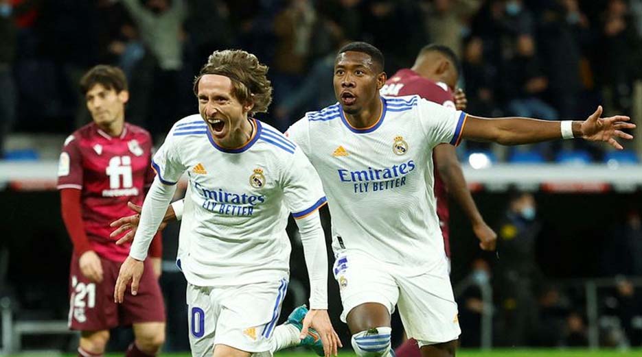 Pertandingan Real Madrid vs Sociedad Skor 4-1: Modric Cetak Gol Jarak Jauh