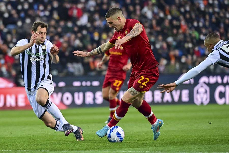 Hasil Pertandingan Udinese vs AS Roma: Pellegrini Cetak Skor Imbang 1-1