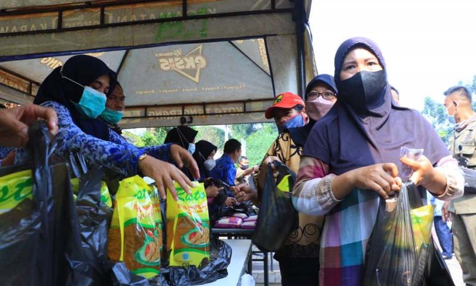 Pemkot Tangerang Bersama Bulog Gelar Bazar Sembako Jelang Ramadhan