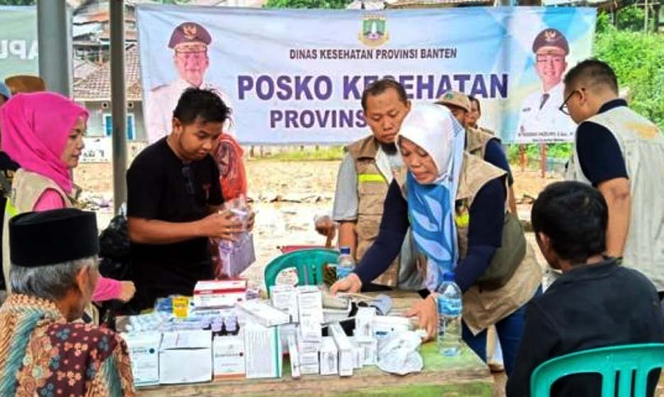 Antisipasi Paska Banjir, Pemprov Banten Buka 45 Posko Kesehatan