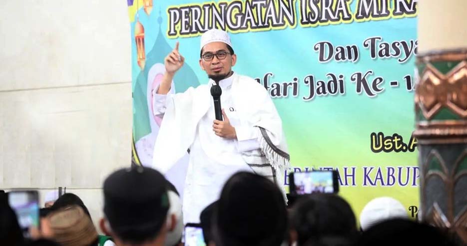 Pemkab Pandeglang Gelar Peringatan Isra Mi’raj Dihadiri Ustadz Adi Hidayat