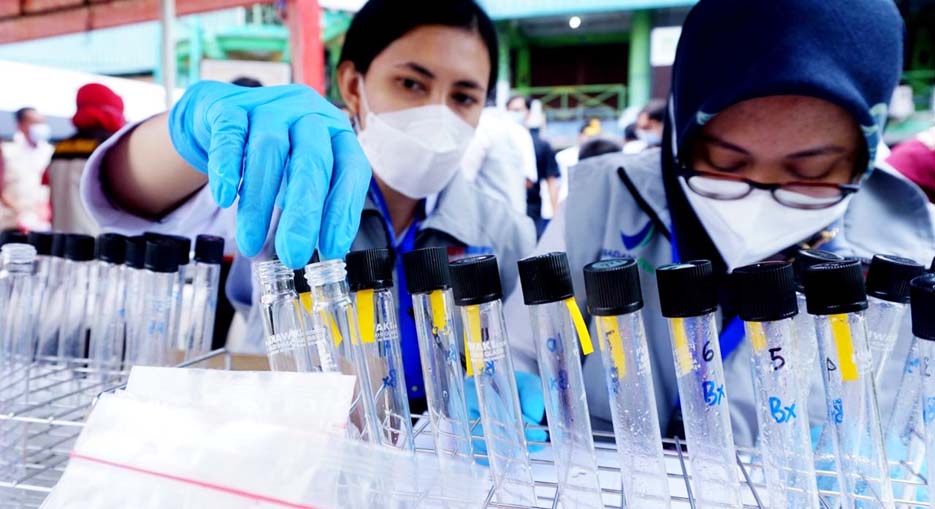 Pemkot Tangerang Lakukan Uji Ratusan Sampel Bahan Pangan di Pasar Anyar