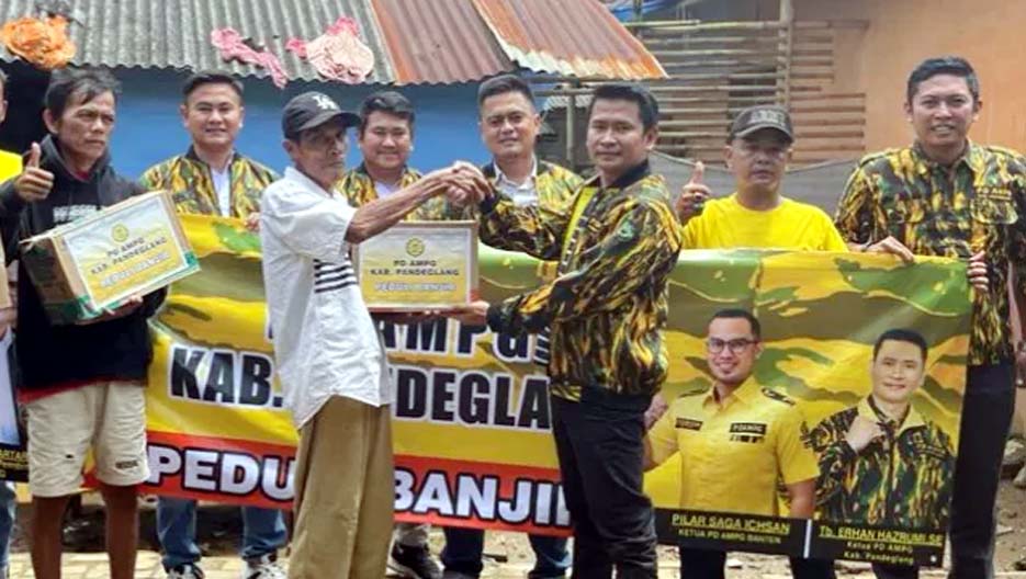 PD AMPG Pandeglang Berikan Bantuan Sembako untuk Korban Banjir