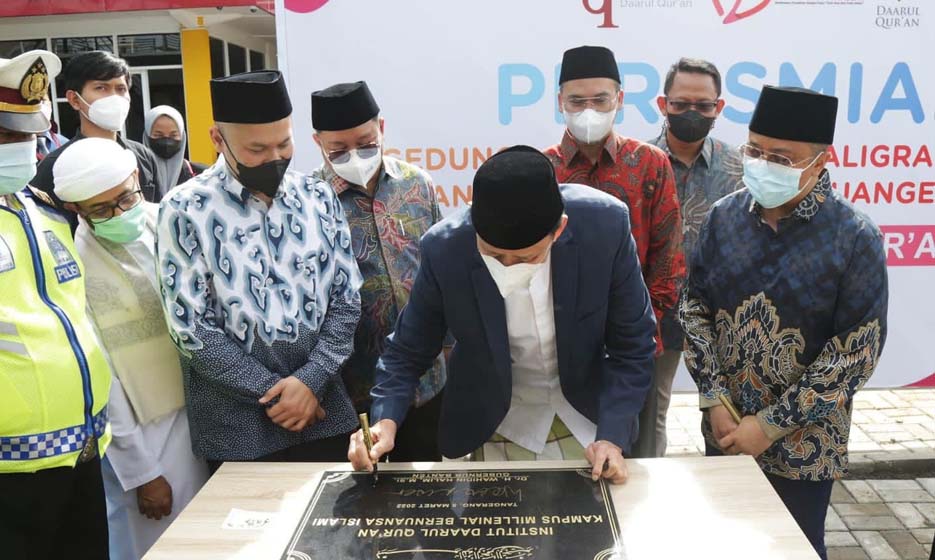 Gubernur Banten Resmikan Gedung Laboratorium Institut Daarul Qur'an