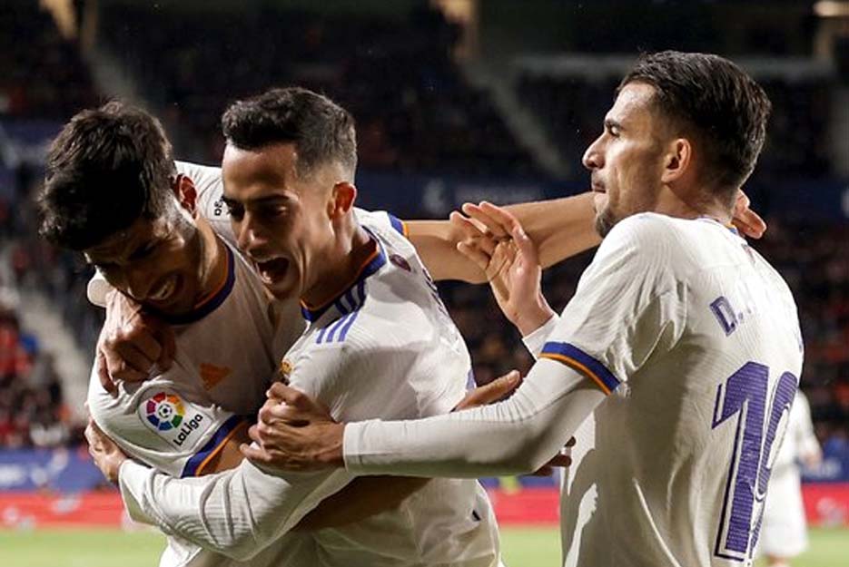 Hasil di Liga Spanyol, Osasuna vs Real Madrid: Los Blancos Menang 3-1
