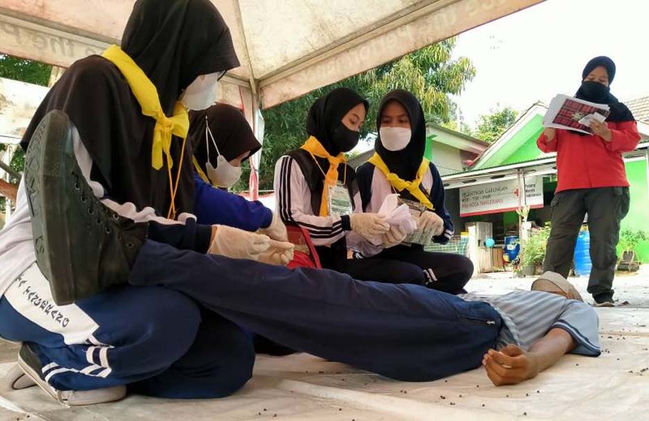 PMI Kota Tangerang Gelar Pelatihan Para Relawan Tingkat Pelajar