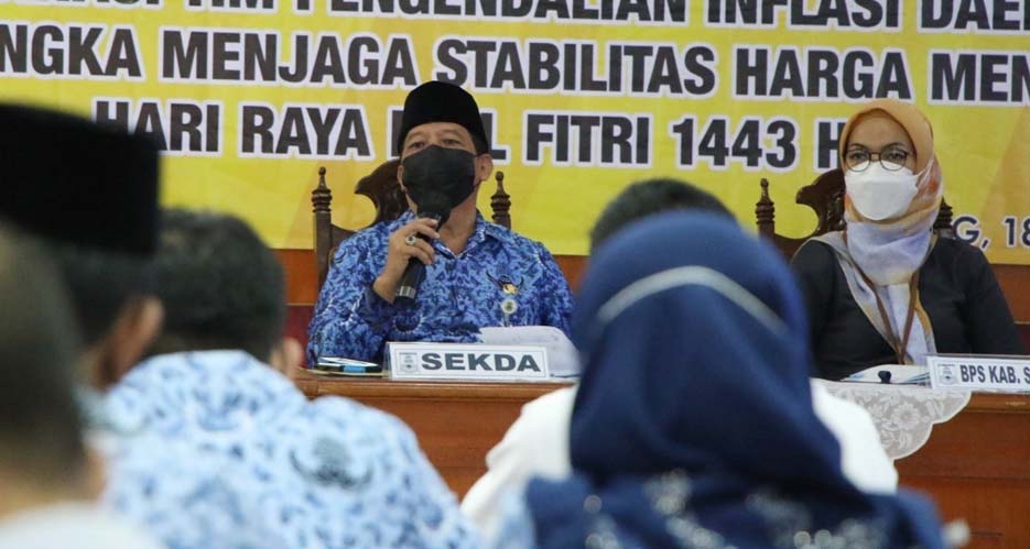 Pemkab Serang Pastikan Inflasi Jelang Hari Raya Relatif Aman