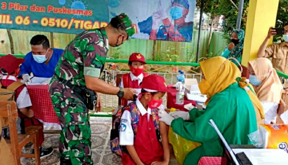 Target Puskesmas Jambe Tuntaskan Vaksinasi Anak Usia 6-11 Tahun