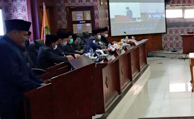 Rapat Paripurna, DPRD Kota Tangerang Sahkan Raperda Kedudukan Protokol DPRD