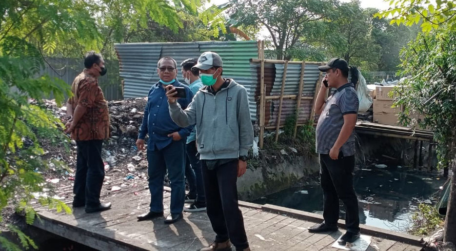 Sering Banjir, DPRD Kota Tangerang Sidak Lokasi di Perumahan Duta Garden