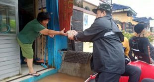 Dinsos Kota Tangerang Salurkan Bantuan Makanan ke Warga Terdampak Banjir