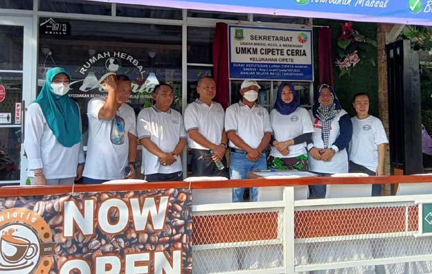 UMKM Cipete Ceria Resmikan Sekretariat di Banjar Wijaya