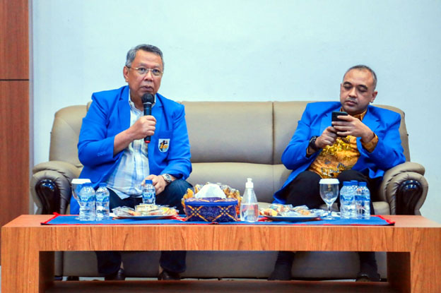 Benyamin Danvie Hadiri Talk Show di DPD KNPI Kabupaten Tangerang
