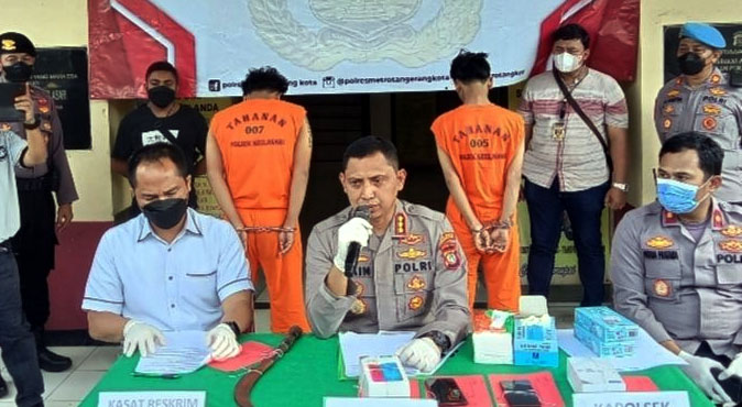 Polsek Neglasari Tangkap 6 Begal, 4 Pelaku Masih Berusia 15 Tahun