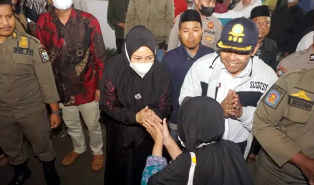 Bupati Irna Sambut Kedatangan Jemaah Haji Asal Pandeglang