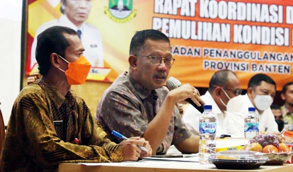 Pemprov Banten Gelar Rakor Pemulihan Kondisi Pasca Bencana