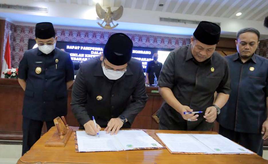 DPRD Bersama Pemkot Tangerang Sepakati Perubahan KUA-PPAS 2022