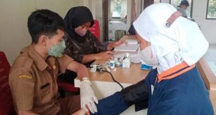 Jelang HUT RI ke-77, Capaska Kecamatan Pinang Lakukan Cek Kesehatan