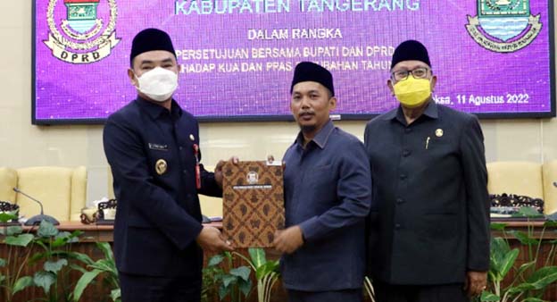Pemkab Tangerang dan DPRD Sepakati KUPA dan PPAS APBD 2022