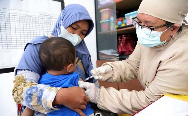 Dinkes Kota Tangerang Gelar Kick Off Bulan Imunisasi Anak Nasional
