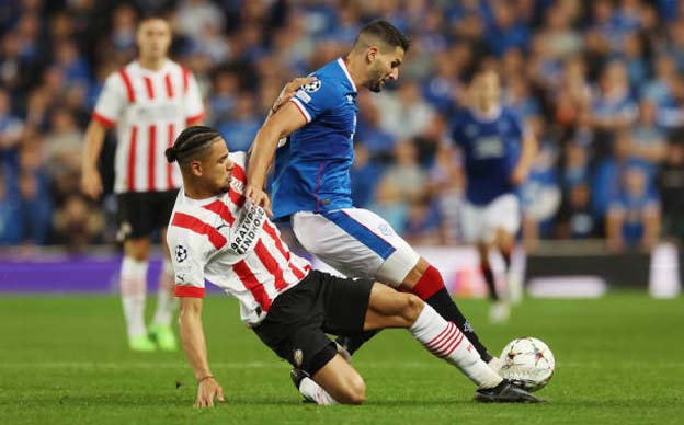 Rangers 2-2 PSV Eindhoven: Armando Obispo Membuat Skor Imbang