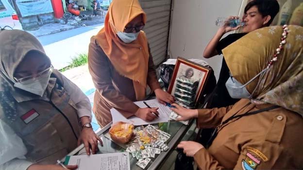 Dinkes Kabupaten Tangerang Amankan Ribuan Butir Obat Keras