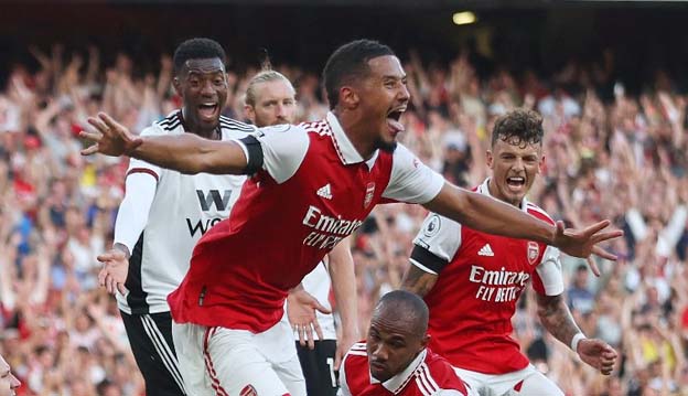 Arsenal 2-1 Fulham: Gabriel Magalhaes Menebus Kesalahan Sebelumnya