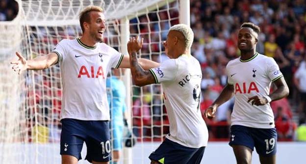 Nottingham Forest 0-2 Tottenham: Harry Kane Mencetak Dua Gol Spurs