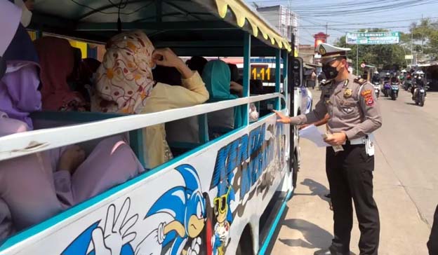 Polres Serang Amankan Odong-odong yang Beroperasi di Jalan Raya