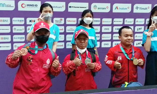 Maman Rasiman Sabet Medali Perak di ASEAN Para Games 2022