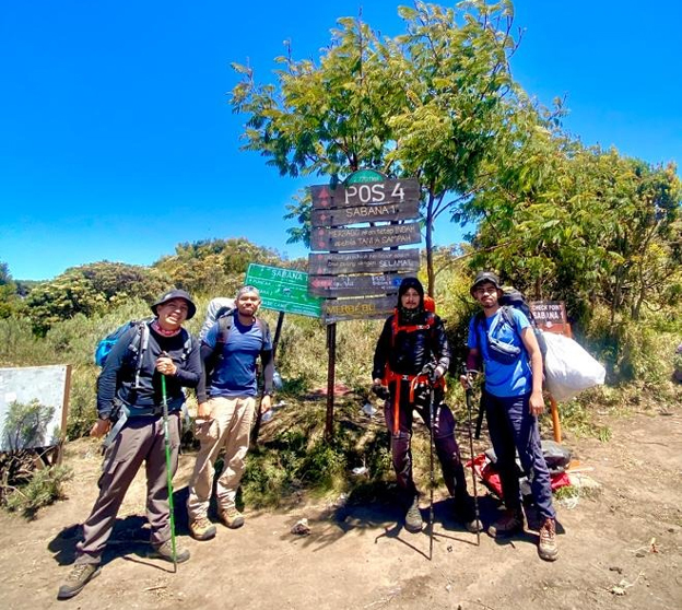 57 Pendaki Tim ‘Tiga Dewa’ Lakukan Ekspedisi di Gunung Merbabu