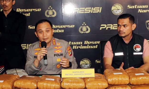 Polri Sita 1,2 Ton Ganja Jaringan Sumatera Hasil 8 Bulan Operasi