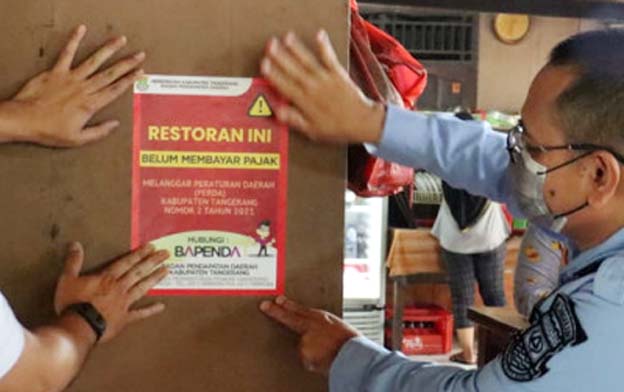 Pemkab Tangerang Akan Segel Tempat Usaha yang Nunggak Pajak