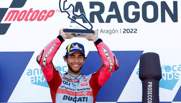 Bastianini Menangkan MotoGP Aragon, Quartararo dan Marquez Tumbang
