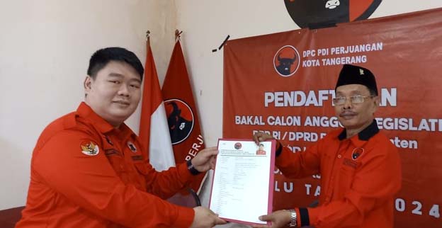 Kader BMI Adhitya Dinardo Daftar Menjadi Bacaleg Kota Tangerang