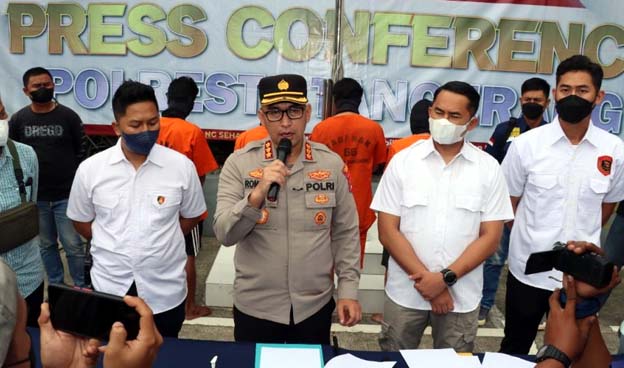 Polresta Tangerang Ringkus 4 Pelaku Penyalahgunaan BBM Bersubsidi