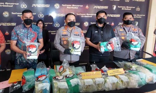 Polri Berhasil Gagalkan Peredaran 44kg Sabu Jaringan Internasional