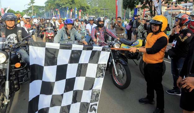 Penutup Sedasi Vibes, Sachrudin ‘Nyore Riding’ Bareng Para Bikers