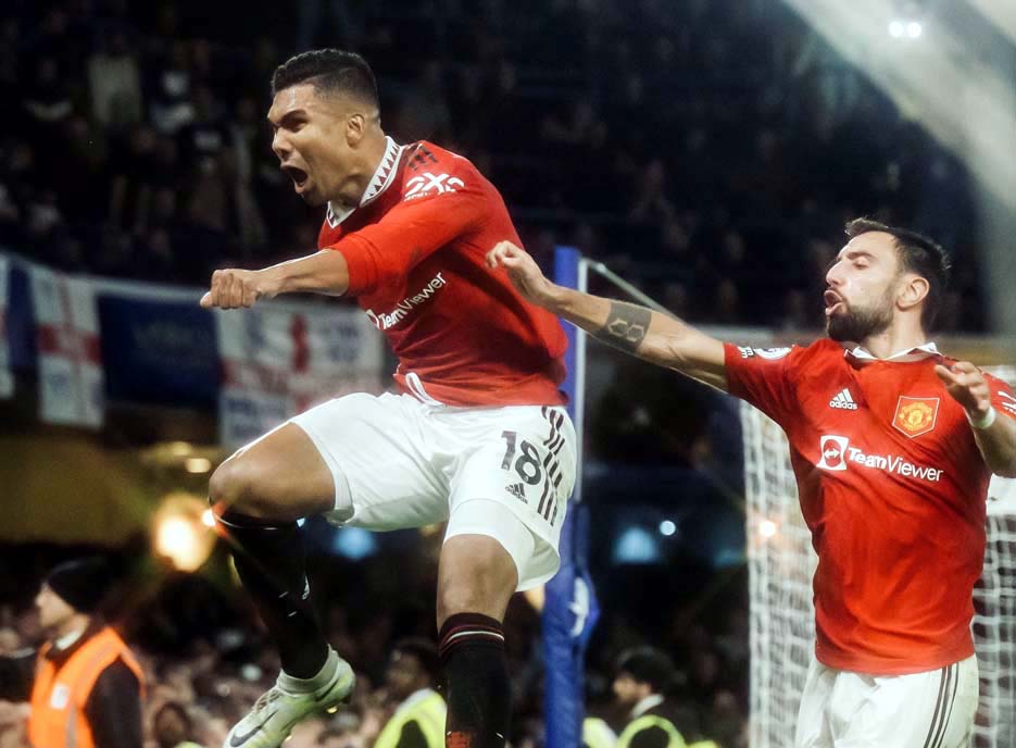 Chelsea 1-1 Man United: Casemiro Mencetak Gol di Saat Injury Time