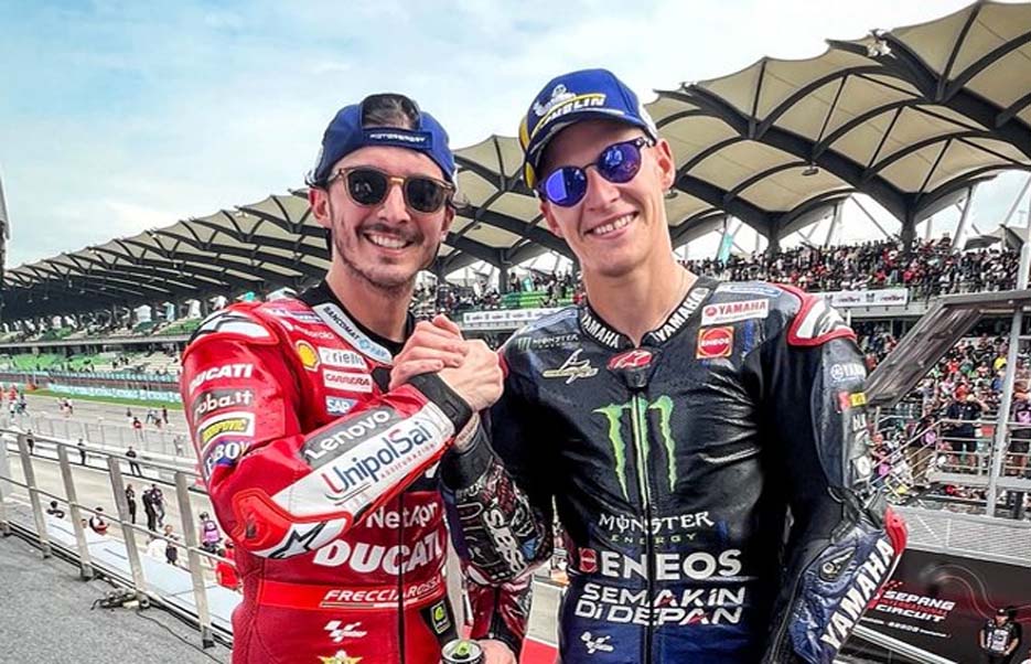 Bagnaia vs Quartararo Menuju Perebutan Kejuaraan Dunia di Valencia