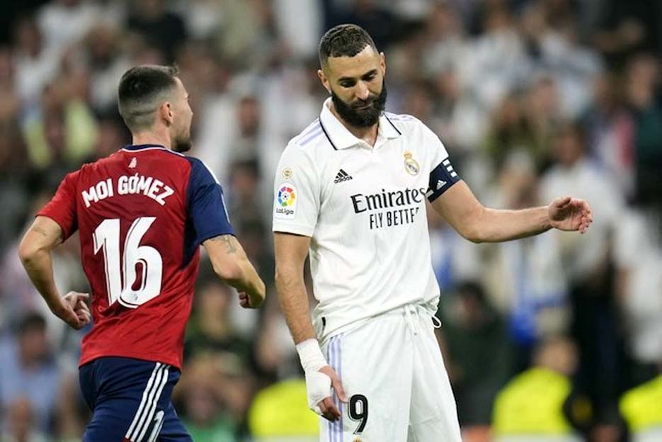 Real Madrid 1-1 Osasuna: Benzema Gagal Mengeksekusi Penalti