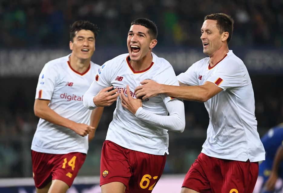 Hellas Verona 1-3 Roma: Volpato Memberikan Momen Kemenangan
