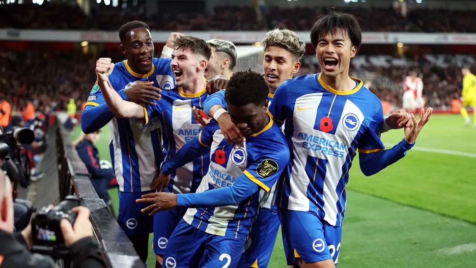Arsenal 1-3 Brighton: Seagulls Singkirkan The Gunners dari Carabao Cup